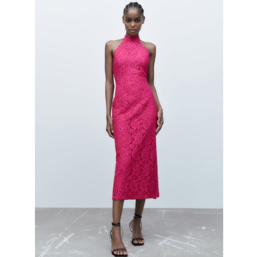 Zara Woman Lace Dress - Picture 3 of 5
